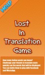 Lost In Translation Game screenshot 1/6