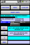 Expenses and revenues screenshot 4/5