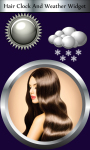 Hair Clock And Weather Widget screenshot 1/6