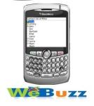 WeBuzz All-in-One Mobile Messenger for BlackBerry screenshot 1/1