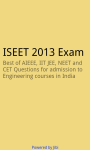 ISEET 2013 exam screenshot 1/3