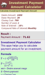 Investment Payment Amount Calculator screenshot 3/3
