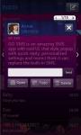 GO SMS Pro Purple theme screenshot 2/6