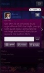 GO SMS Pro Purple theme screenshot 6/6