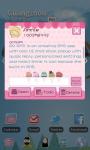 GO SMS Pro Pink Sweet theme screenshot 2/6