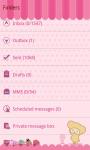 GO SMS Pro Pink Sweet theme screenshot 4/6