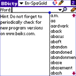 BEIKS European Dictionary Bundle for Palm OS screenshot 1/1