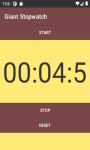 GIANT STOPWATCH Measure time in minutes and second screenshot 2/4