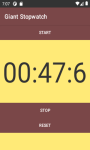 GIANT STOPWATCH Measure time in minutes and second screenshot 3/4