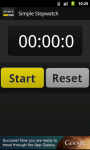 Sophisticated Simple Stopwatch screenshot 1/1