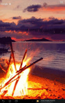 Fire on the Beach LWP screenshot 1/6