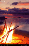 Fire on the Beach LWP screenshot 2/6