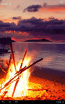 Fire on the Beach LWP screenshot 6/6