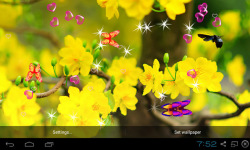 3D Apricot Blossom Live Wallpaper screenshot 3/5