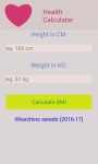BMI calculator pro free screenshot 1/1