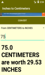 INCHES to CENTIMETER Length Converter screenshot 5/6