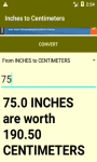 INCHES to CENTIMETER Length Converter screenshot 6/6