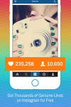 Instagram Likes Android screenshot 1/2