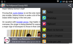 gossip magazines and news RSS reader screenshot 5/5
