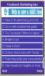 Facebook Marketing Tips screenshot 2/2