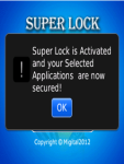 Super Lock Blackberry screenshot 5/6