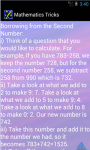 Mathematics Tricks screenshot 4/4