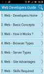 Web Developers Guide screenshot 1/3