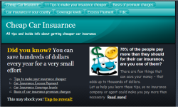 Cheap Car Insurance tips tricks and fdic inside screenshot 1/1