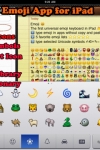 Text2Smiley for iPad (with Global Emoji Keyboard) screenshot 1/1