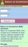 Return on Investment Calculator screenshot 2/3