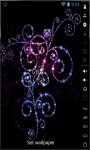 Abstract Colorful Flowers Live Wallpaper screenshot 2/2