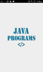 Java Programs App screenshot 1/6