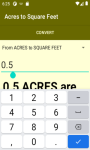 Converter Acres to Square Feet  screenshot 2/4
