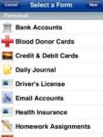 Tap Forms - Personal Database screenshot 1/1