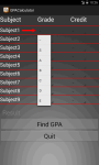 Smart GPA Calculator screenshot 3/5