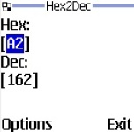 Hex2Dec screenshot 1/1