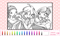 Coloring for Winx friend screenshot 2/4