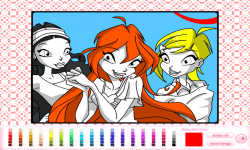 Coloring for Winx friend screenshot 3/4