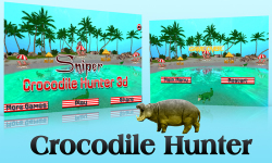 Sniper Crocodile Hunter 3D screenshot 4/6