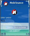 MobFinance UK Edition - Mobile Stock Tracker screenshot 1/1