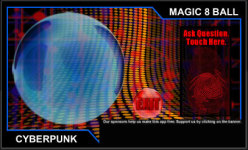 Cyberpunk Magic 8 Ball screenshot 1/2