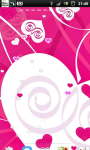 Pink Love Heart Sparkle Live Wallpaper screenshot 3/6