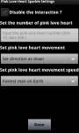 Pink Love Heart Sparkle Live Wallpaper screenshot 4/6