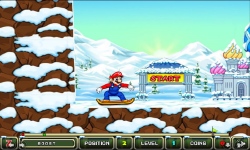 My friends Mario and sonic Toon Skiing screenshot 1/5