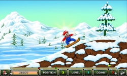 My friends Mario and sonic Toon Skiing screenshot 4/5