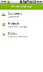 eOrder Sales App screenshot 1/6