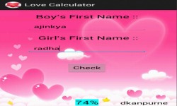 Love Calculator By DK screenshot 1/1
