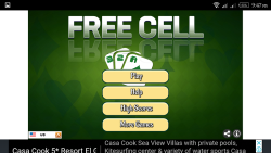 Free Cell Online screenshot 2/3