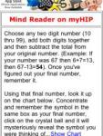 Mind Reader on myHIP screenshot 1/1