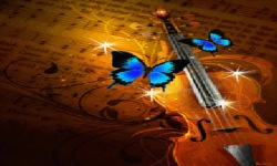 Violin Butterfly Live Wallpaper screenshot 2/3